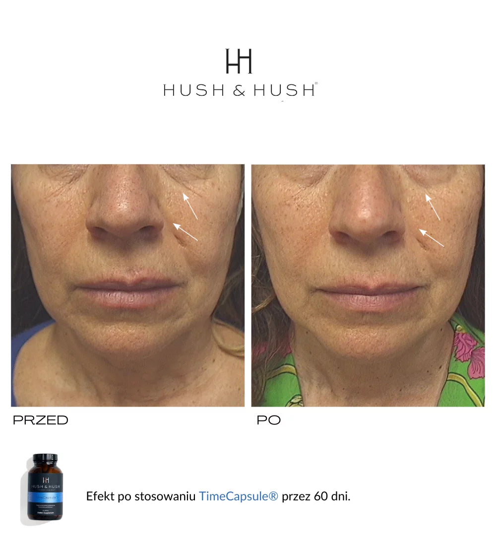 HUSH & HUSH - TimeCapsule™ Antyoksydacyjny i przeciwstarzeniowy suplement diety 60 kap