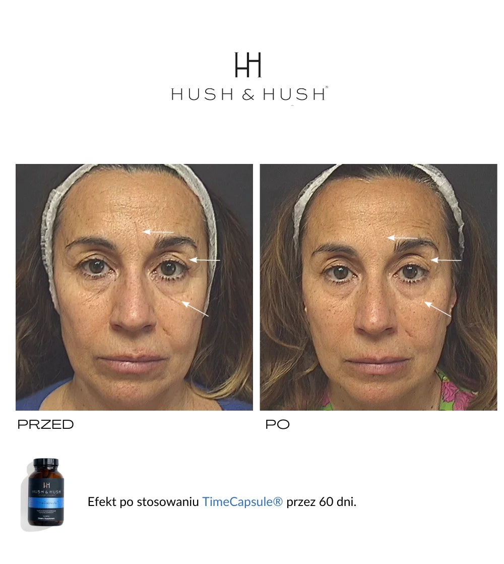 HUSH & HUSH - TimeCapsule™ Antyoksydacyjny i przeciwstarzeniowy suplement diety 60 kap