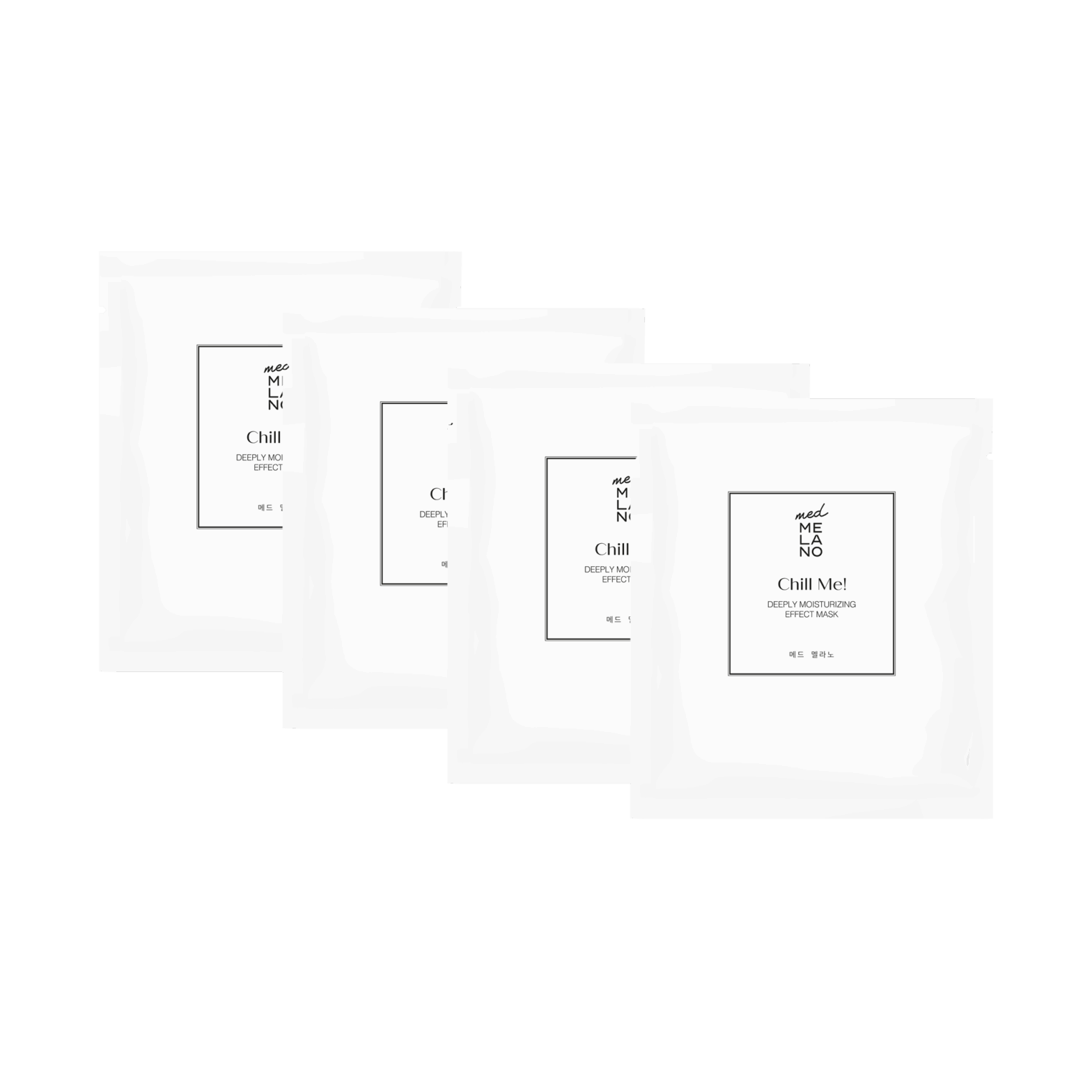 MedMelano - Chill Me! Deeply Moisturizing Effect Mask Maska głęboko nawilżająca dla skóry zestresowanej 25,5g x 4 szt