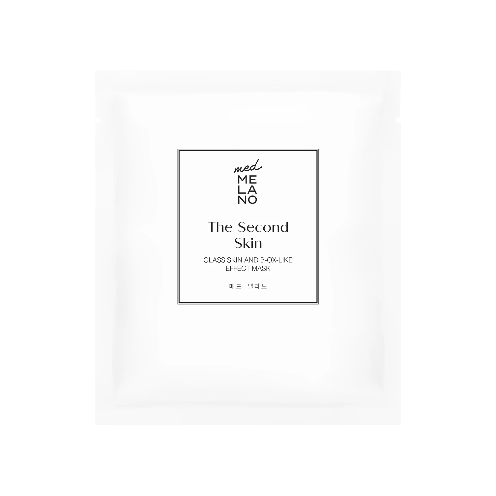 MedMelano - The Second Skin Glass Skin And B-OX-Like Effect Mask Maska dająca efekt drugiej skóry 34 g x 1 szt