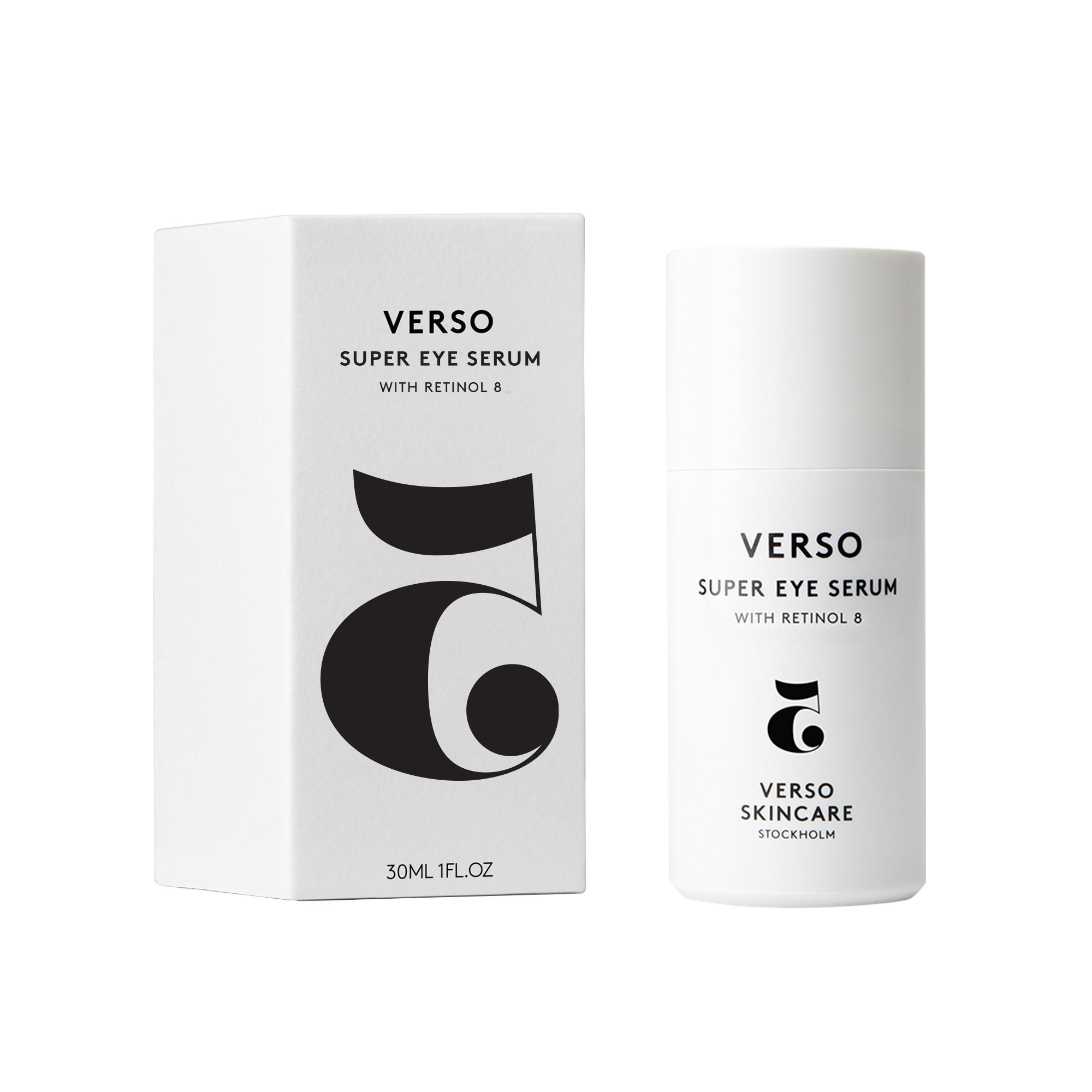 Verso - Super Eye Serum Retinol 8 Serum odmładzające pod oczy Retinol 8 i peptydami 30 ml