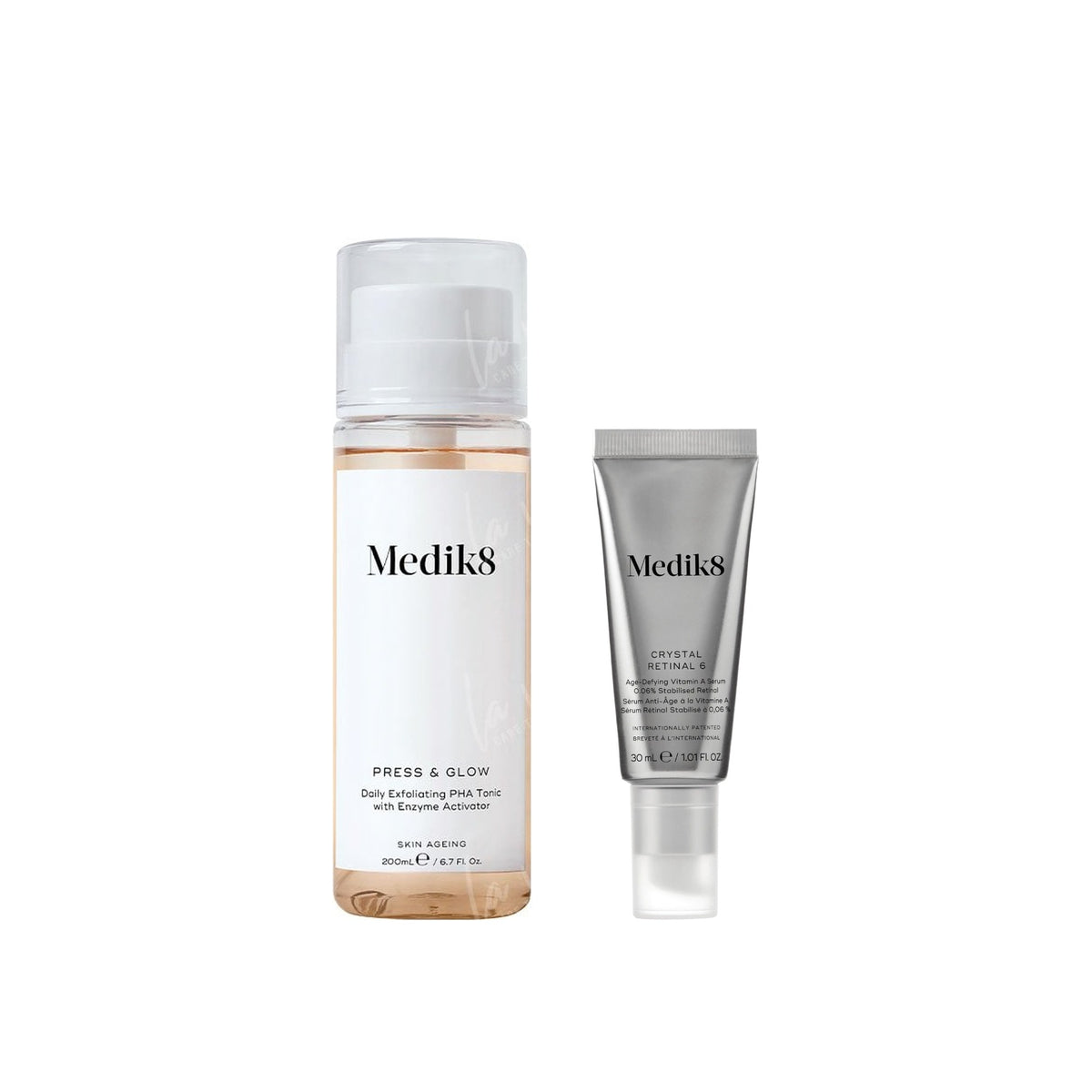 Medik8 - Press & Glow + Crystal Retinal 6 Zestaw