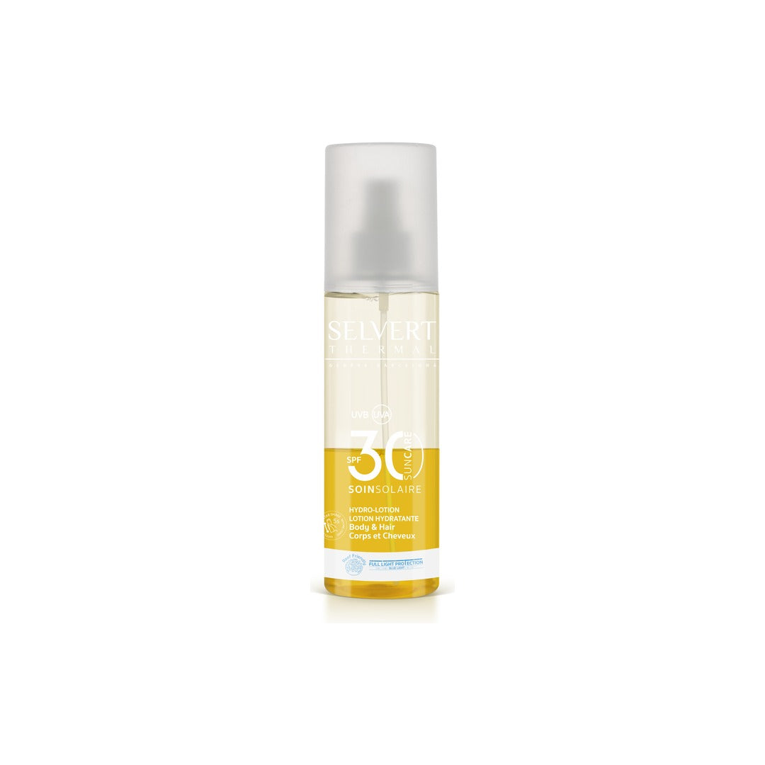 Selvert Thermal - HYDRO-LOTIONS BODY & HAIR SPF 30 Mgiełka do ciała i włosów SPF 30 200 ml