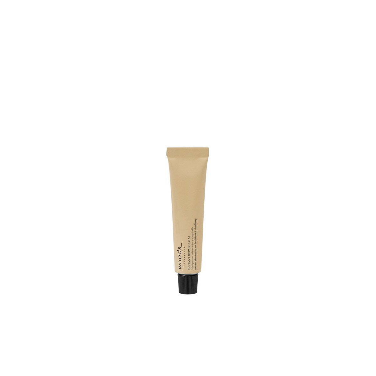 Woods_ Copenhagen - Instant Repair Balm Intensywnie regenerujący balsam z masłem shea, rokitnikiem i olejem z maliny moroszki 15 ml