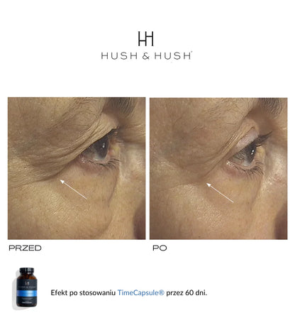 HUSH &amp; HUSH - TimeCapsule™ Antyoksydacyjny i przeciwstarzeniowy suplement diety 60 kap