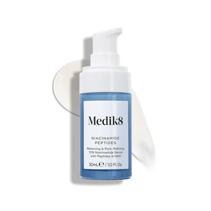 Medik8 Medik8 Niacinamide Peptides - Serum z 10% niacynamidem z peptydami i NAG 30 ml — Składniki i ocena
