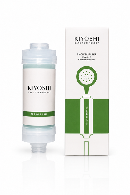 Kiyoshi - Fresh Basil Filtr prysznicowy z witaminą C o zapachu świeżej bazylii
