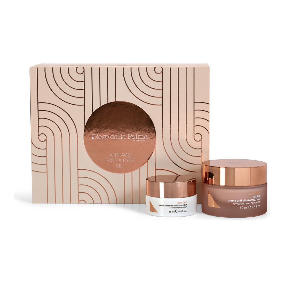 Diego Dalla Palma - Icon Time Silver Set Zestaw dotleniający: krem dotleniający 50 ml + krem pod oczy 15 ml