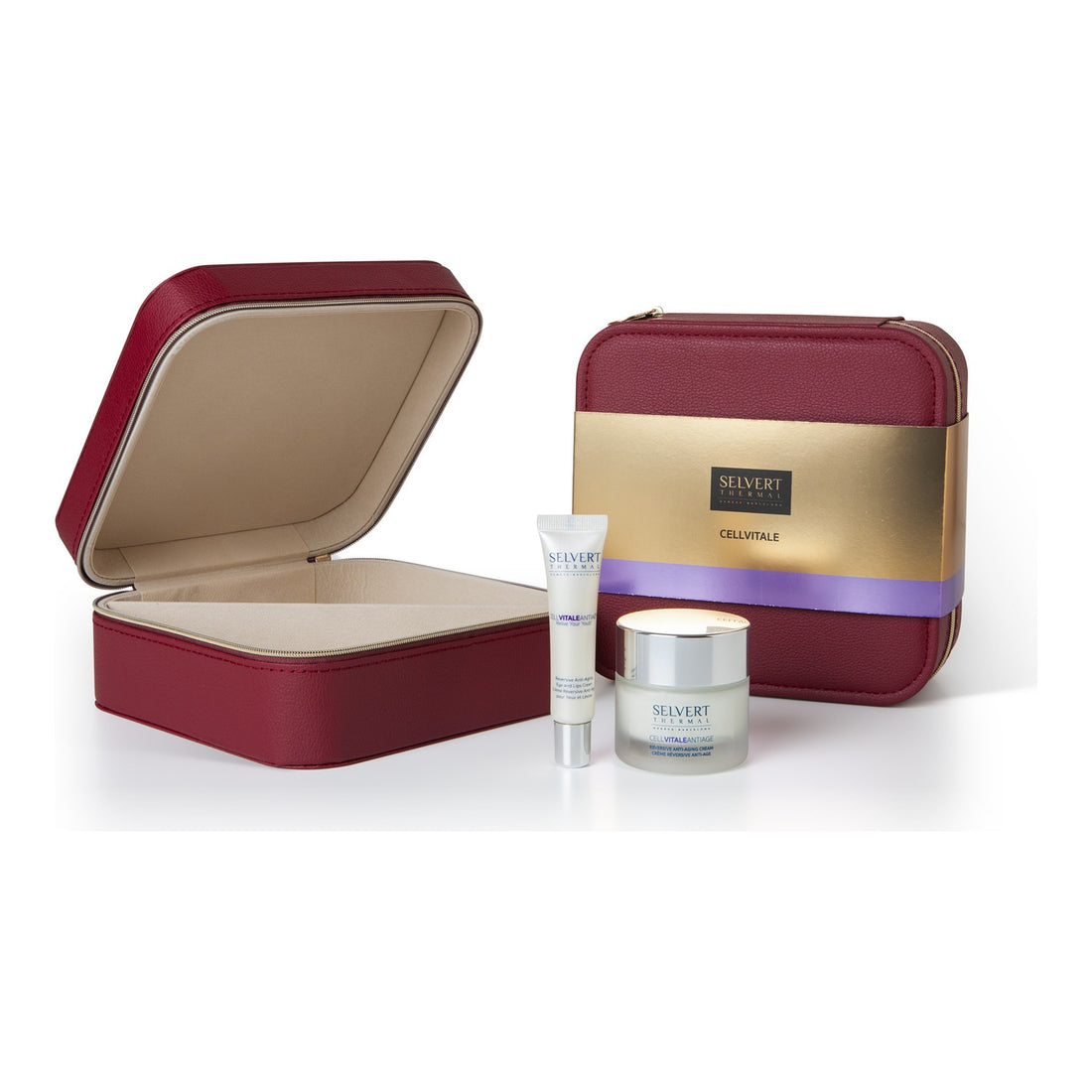 Selvert Thermal - Cell Vitale Zestaw regenerujący: krem 50 ml + krem pod oczy i na usta 15 ml