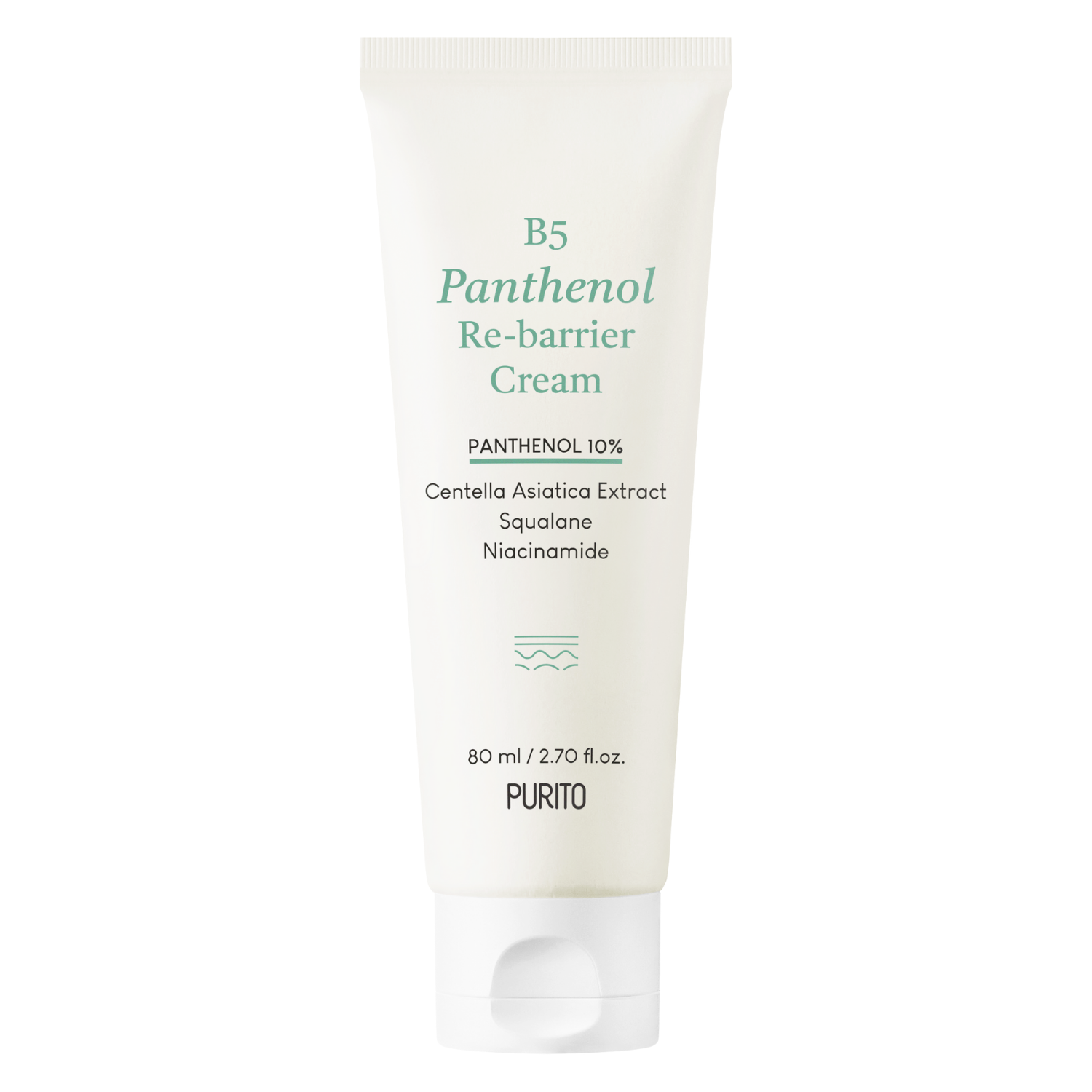 Purito Purito - B5 Panthenol Re-barrier Cream Regenerujący krem do twarzy z pantenolem 80 ml — Inhaltsstoffe i ocena