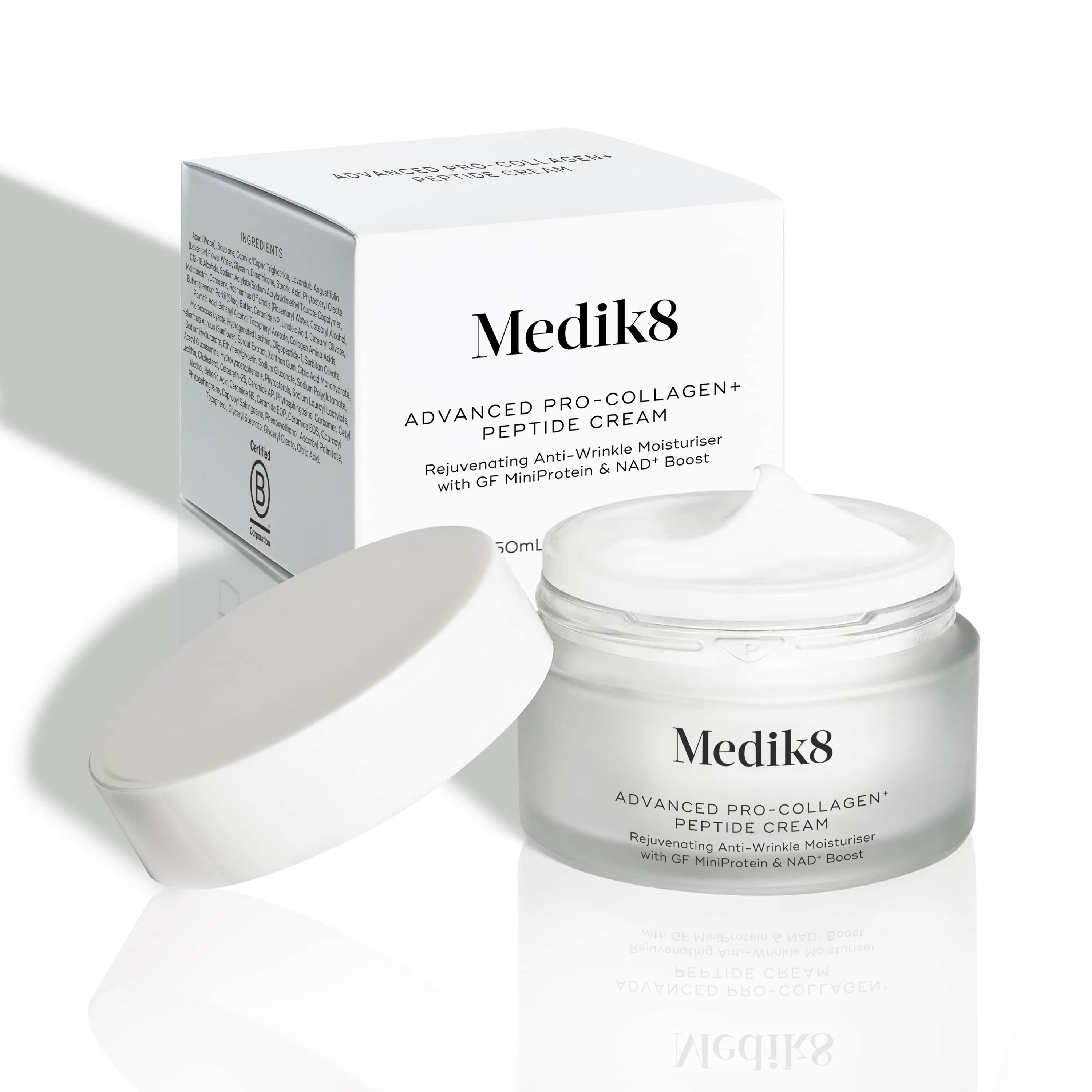 Medik8 - Advanced Pro‑Collagen+ Peptide Cream Krem przeciwzmarszczkowy na kolagen i jędrność 50 ml
