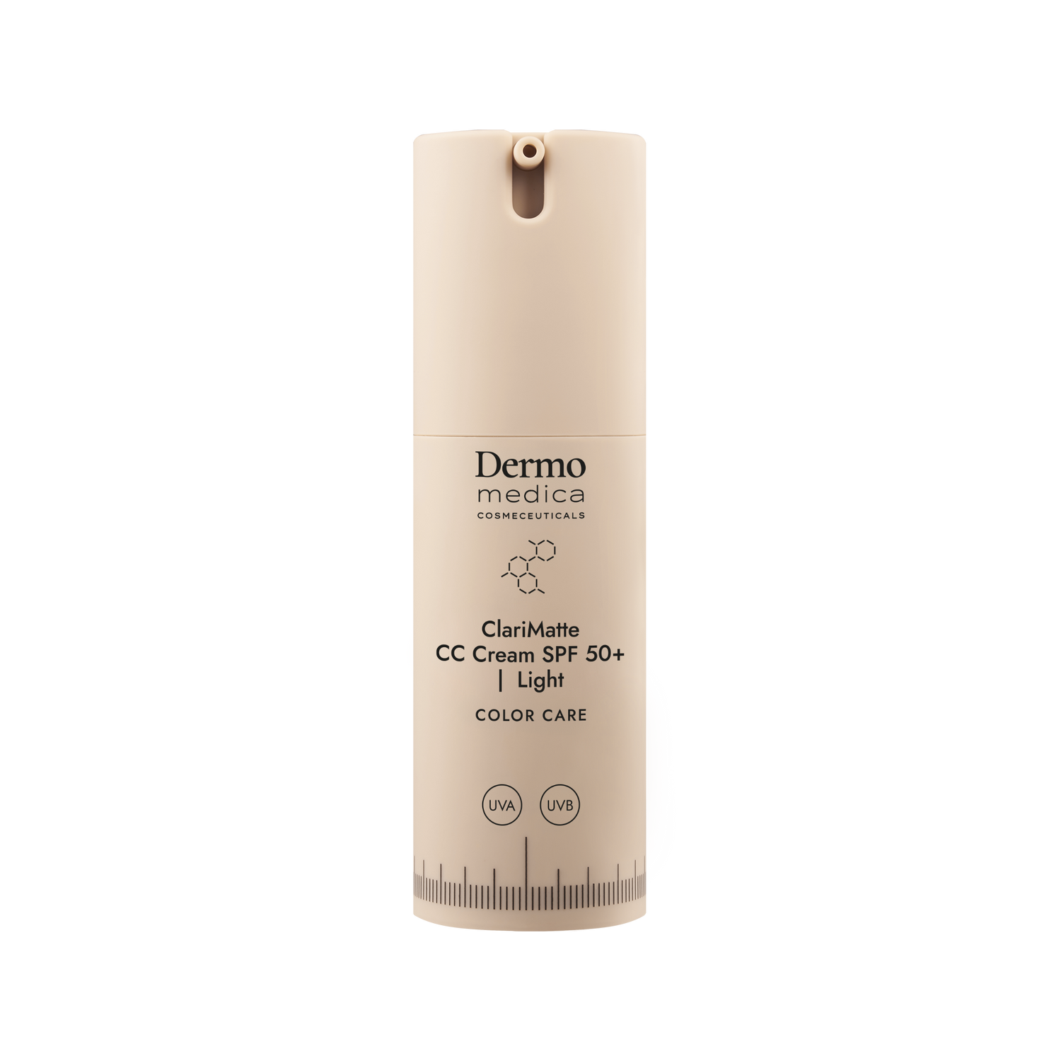Dermomedica -  ClariMatte CC Cream SPF 50+ | Light Matujący, koloryzujący krem korygujący z wysoką ochroną UVA/UVB w kolorze Light 30 ml