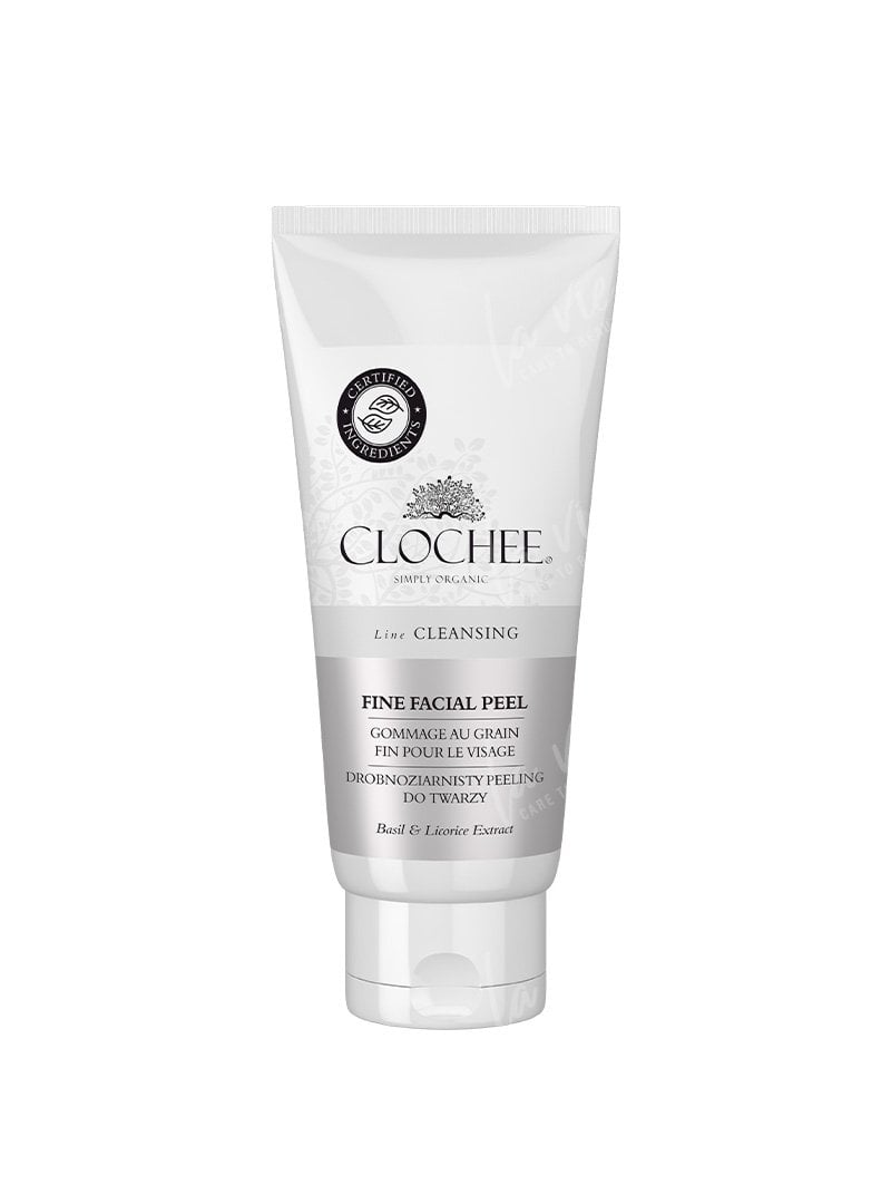 Clochee Clochee - Drobnoziarnisty peeling do twarzy 100 ml — Składniki i ocena