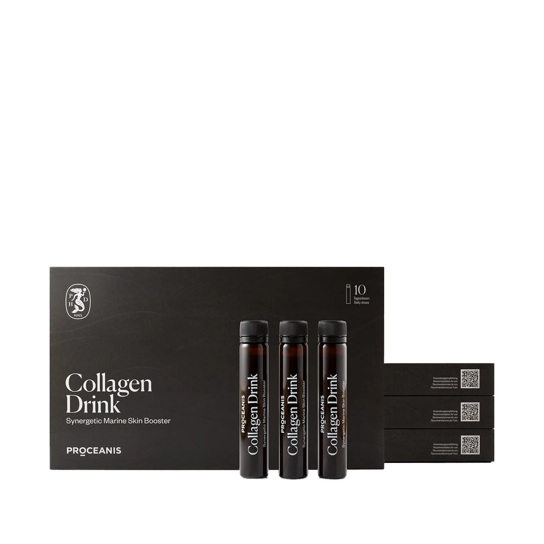 Proceanis - Collagen Drink Set Napój kolagenowy w shotach, naturalny suplement diety 10 x 25 ml
