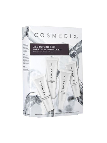 Cosmedix - Age-Defying Skin 4-piece Essentials Kit Pielęgnacyjny zestaw przeciwzmarszczkowy 4x 15 ml