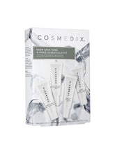 Cosmedix - Even Tone Skin 4-piece Essentials Kit Zestaw pielęgnacyjny na przebarwienia 4x 15 ml