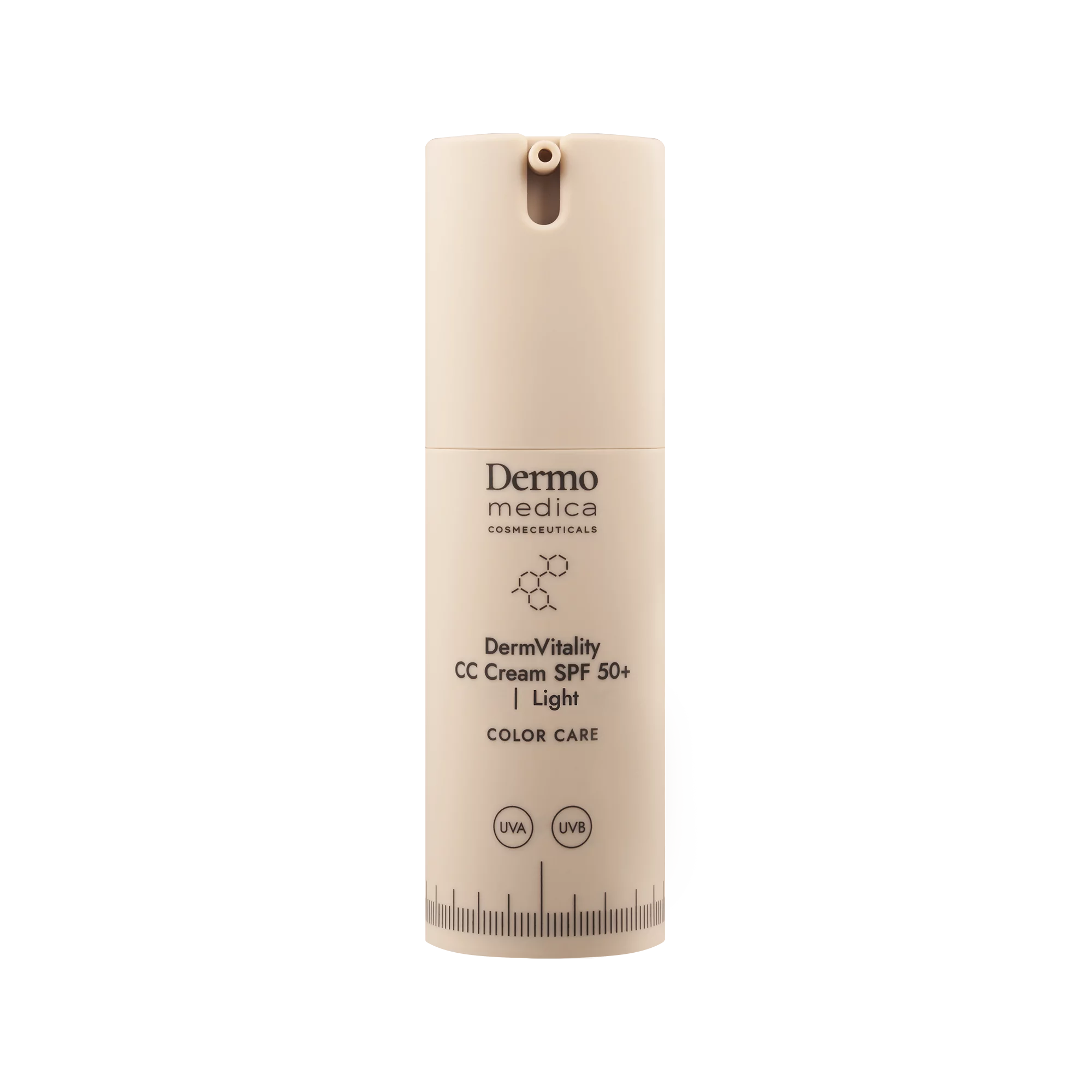 Dermomedica Dermomedica - DermVitality CC Cream SPF 50 Koloryzujący krem korygujący z bardzo wysoką ochroną UVA/UVB i właściwościami pielęgnacyjnymi LIGHT 30 ml