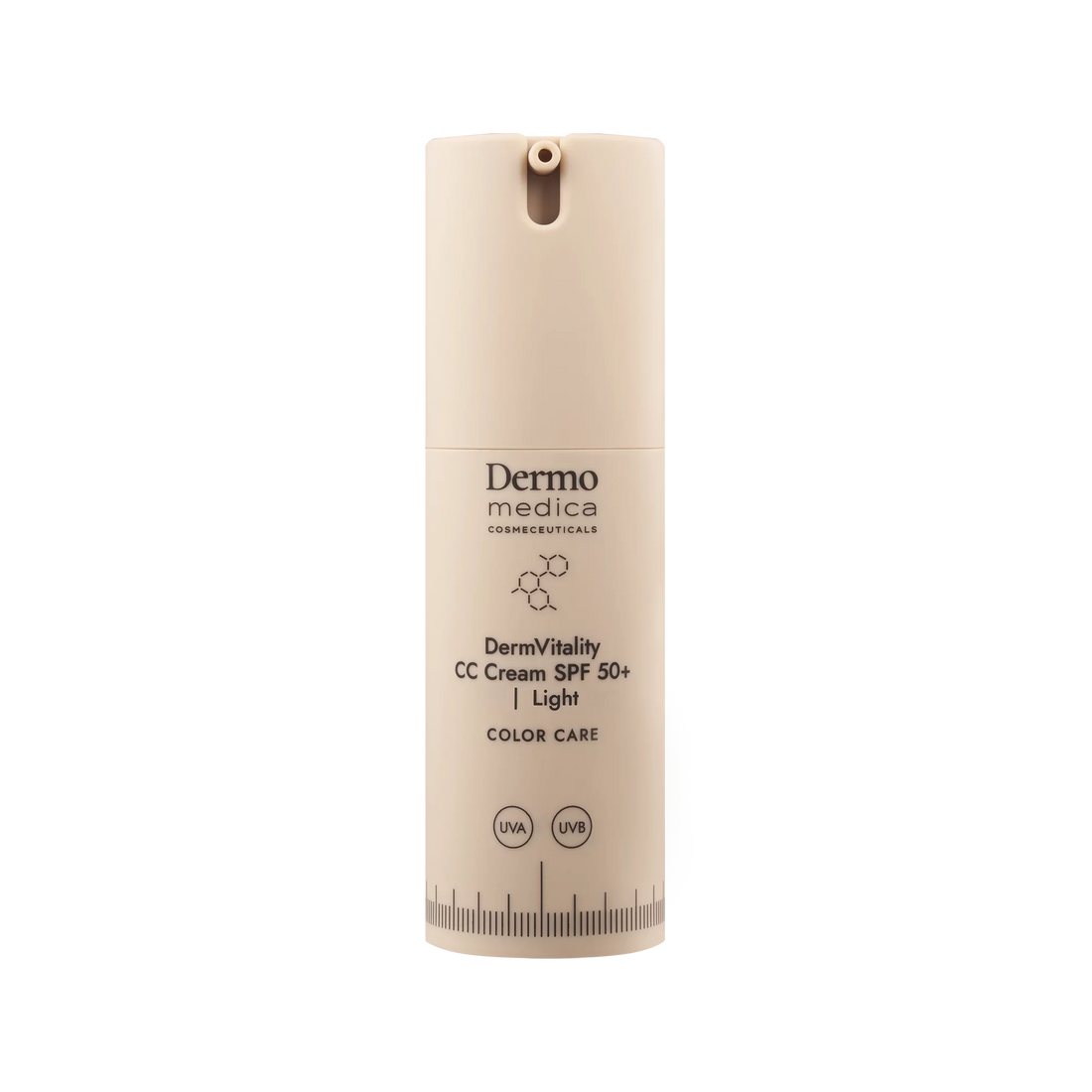 Dermomedica - DermVitality CC Cream SPF 50 Koloryzujący krem korygujący z bardzo wysoką ochroną UVA/UVB i właściwościami pielęgnacyjnymi LIGHT 30 ml