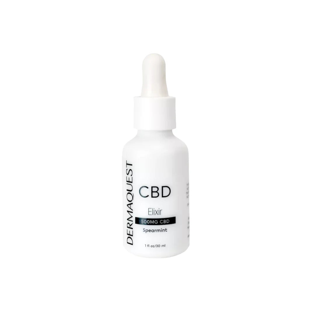 Dermaquest - CBD Elixir 500 mg SpearMint Suplementacyjny Eliksir Dzienny 30 ml