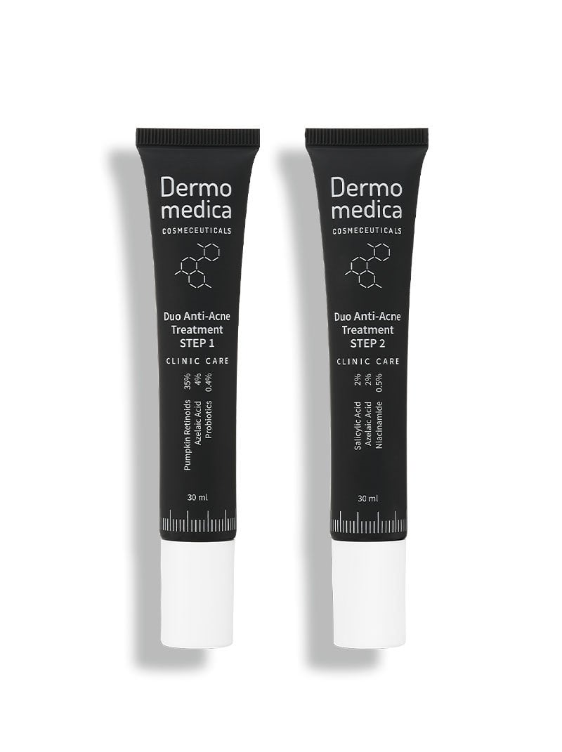 Dermomedica - Duo Anti-Acne Treatment Dwuetapowa kuracja przeciwtrądzikowa Krok 1+2 2x30 ml