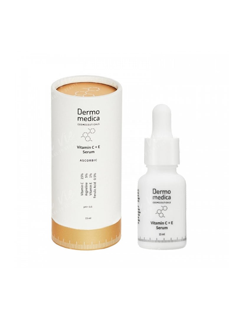 Dermomedica - Vitamin C+E serum Aktywne serum z kwasem ferulowym i witaminą C i E MINI 15 ml