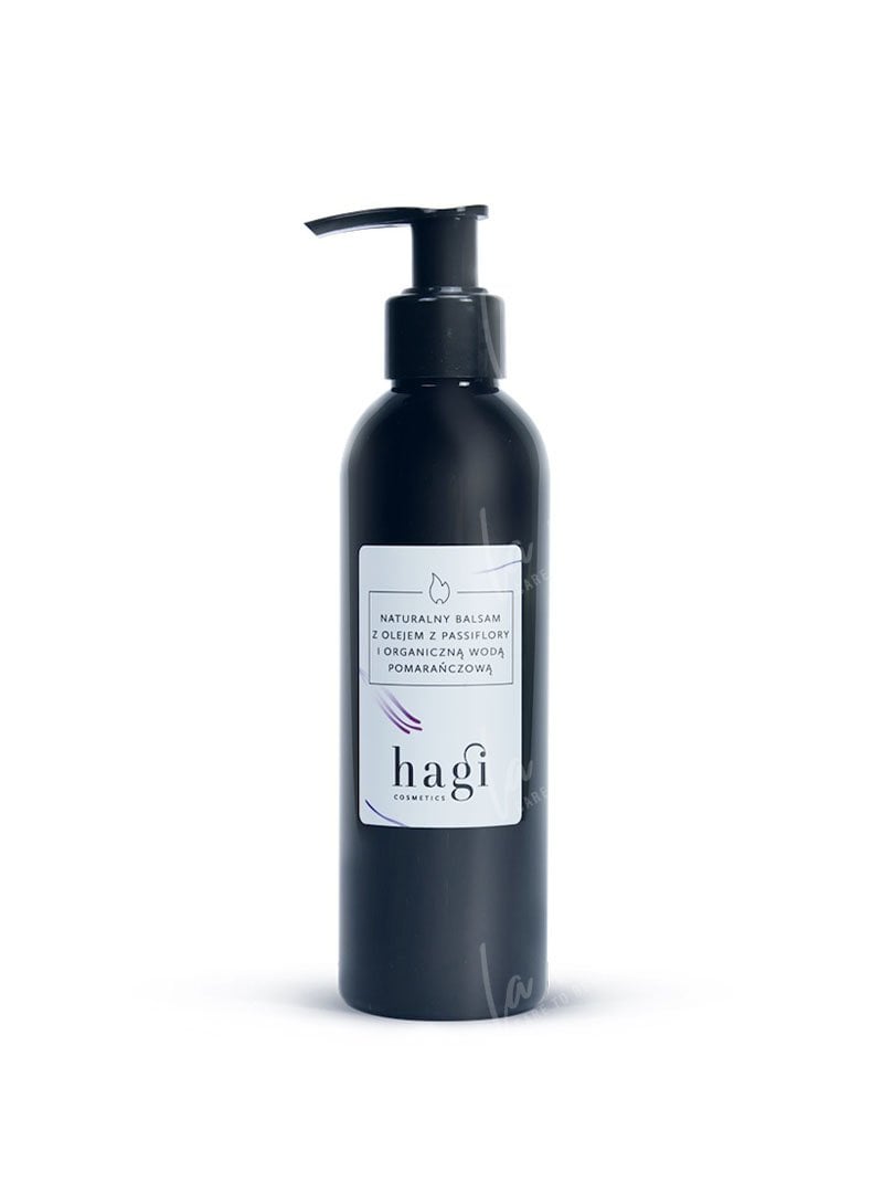 Naturalny balsam z olejem z passiflory i organiczną wodą pomarańczową