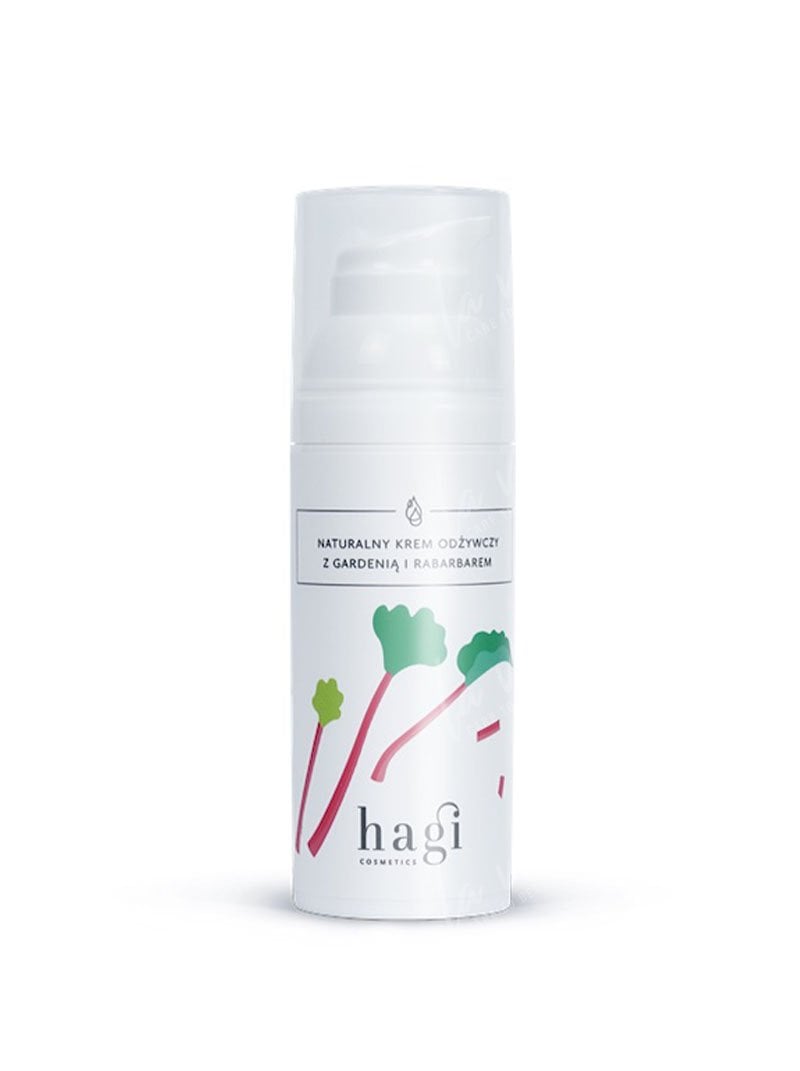 Hagi Hagi - Naturalny krem odżywczy z gardenią i rabarbarem 50 ml