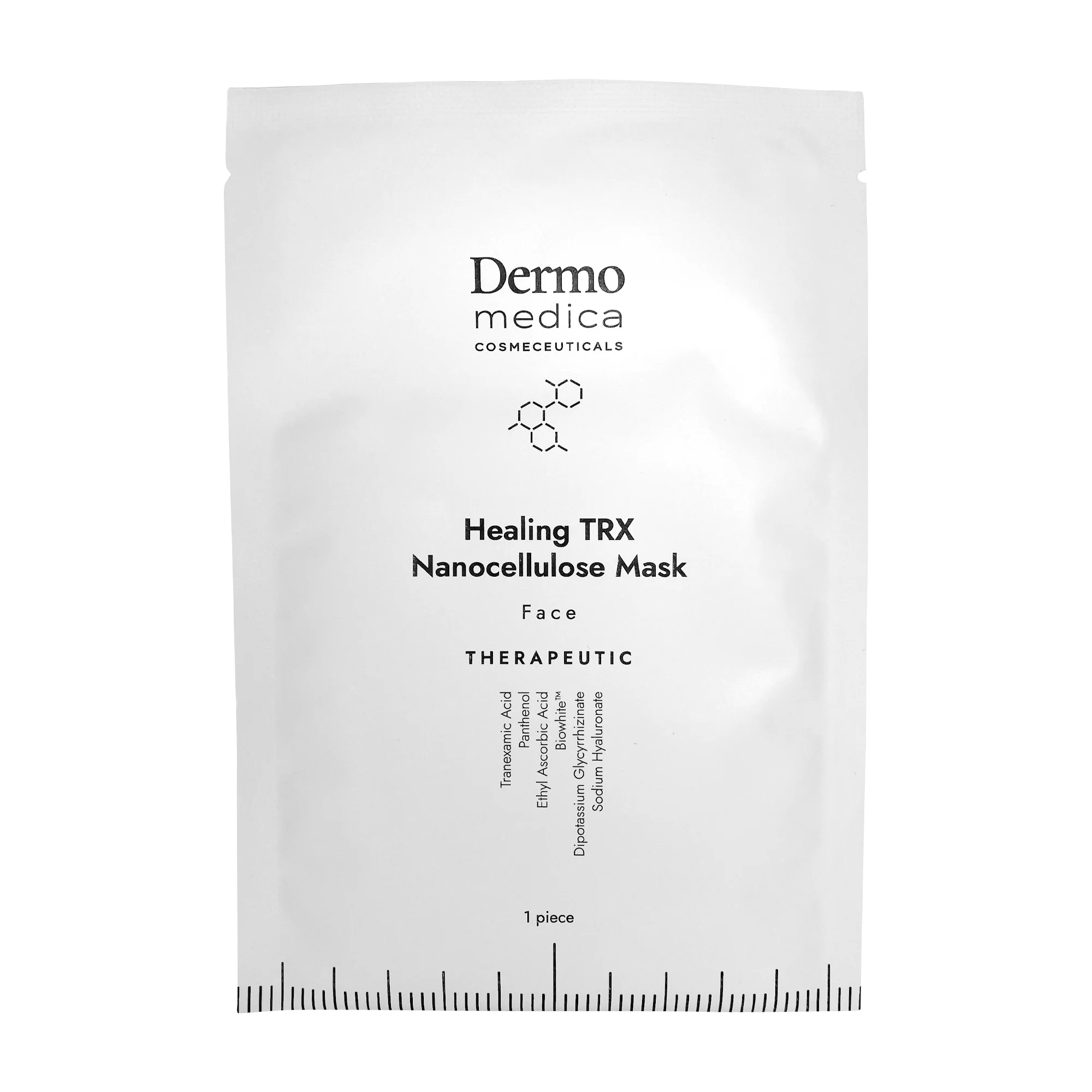 Dermomedica Dermomedica - Healing TRX Mask Nanocelulozowa maska terapeutyczna z kwasem traneksamowym 1 szt