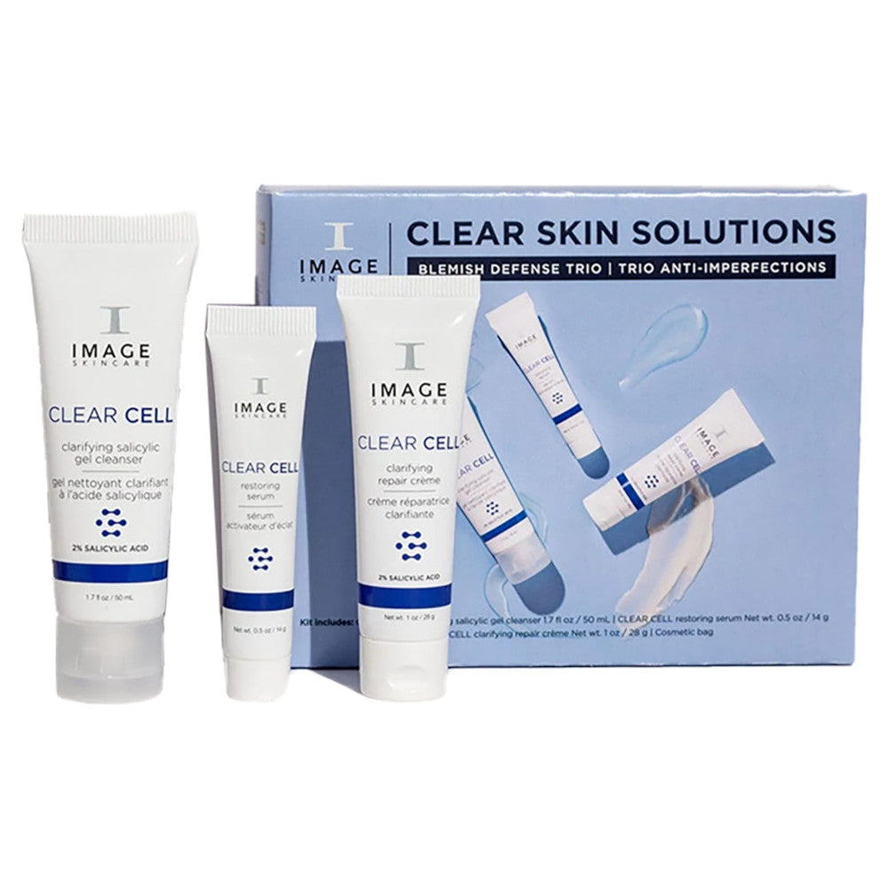 Image Skincare Clear Cell - zestaw podróżny dla skóry trądzikowej