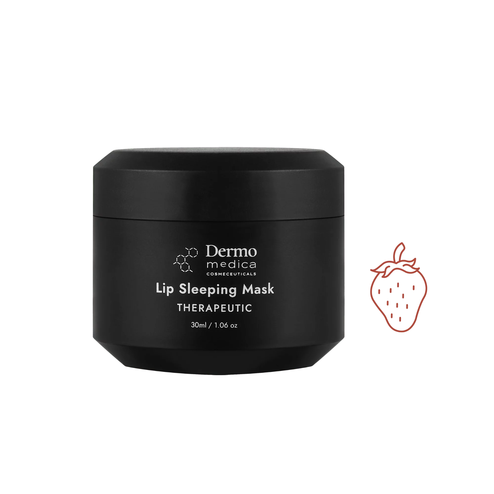 Dermomedica Dermomedica - Lip Sleeping Mask Strawberry Terapeutyczna maska truskawkowa na usta z aplikatorem 30g — Inhaltsstoffe i ocena