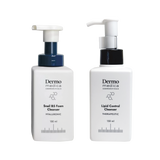 Dermomedica - Lipid Control Cleanser + Snail B5 Foam Cleanser Zestaw Olejek myjący z witaminą E i olejkiem lawendowym + Pianka myjąca z ekstraktem ze śluzu ślimaka 2x150 ml