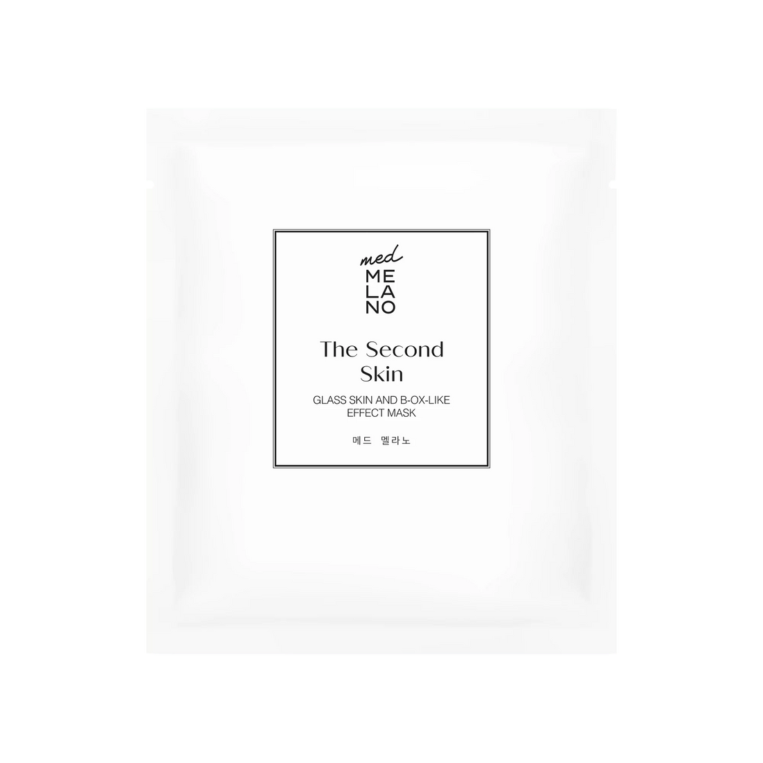 MedMelano - The Second Skin Glass Skin And B-OX-Like Effect Mask Maska dająca efekt drugiej skóry 34 g x 1 szt