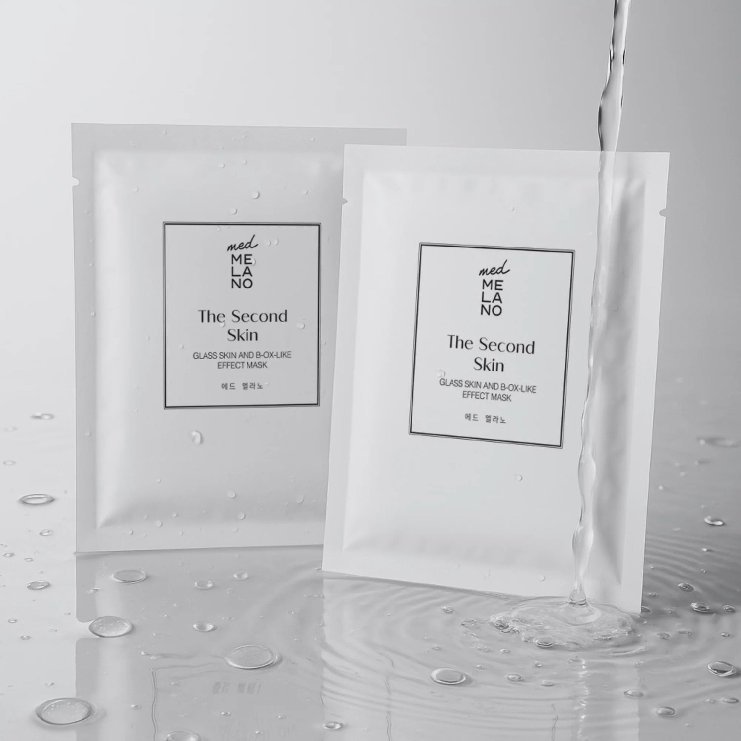 MedMelano - The Second Skin Glass Skin And B-OX-Like Effect Mask Maska dająca efekt drugiej skóry 34 g x 1 szt