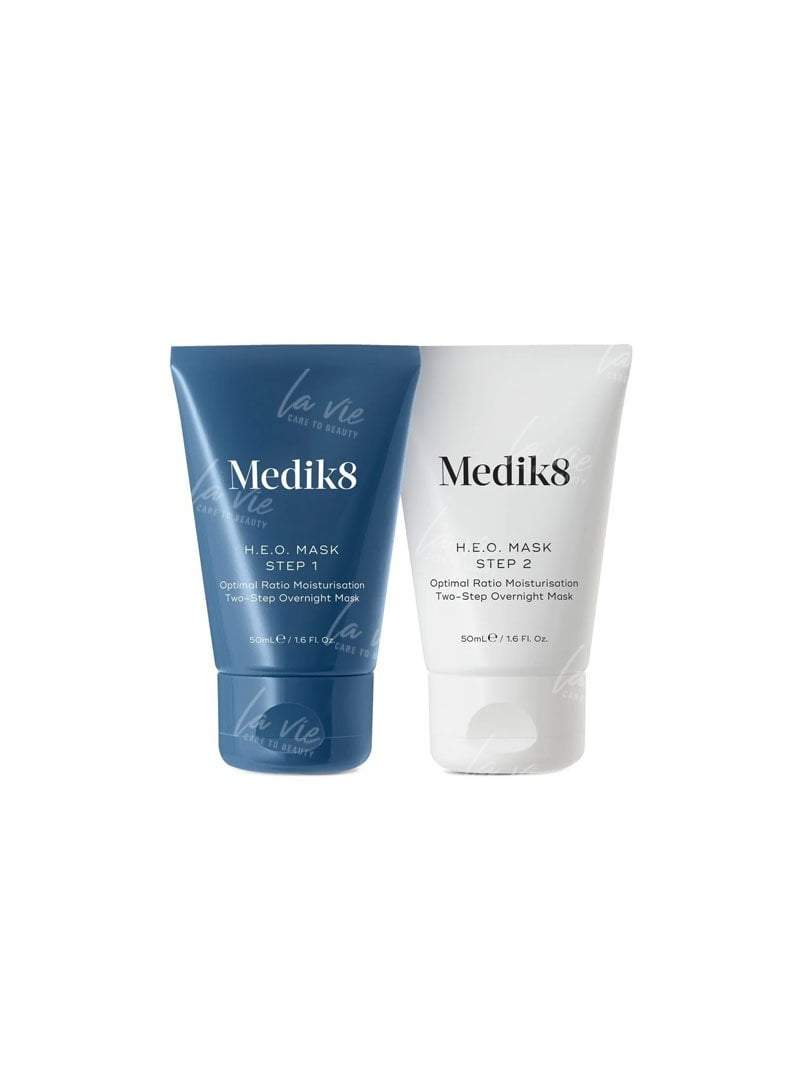 Medik8 Medik8 - H.E.O. Mask Intensywnie nawilżająca dwuetapowa maska na noc 2 x 50 ml — Składniki i ocena