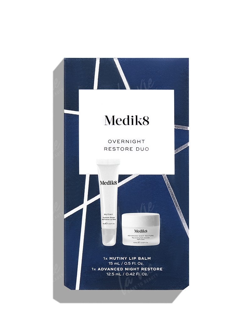Medik8 - Overnight Restore Duo Zestaw odżywczy na noc - cudownie miękką skóra 15 ml