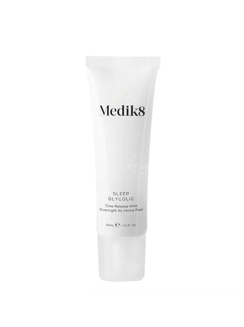 Medik8 Medik8 - Sleep Glycolic Peeling na noc z technologią opóźnionego uwalniania kwasów AHA 30 ml — Składniki i ocena