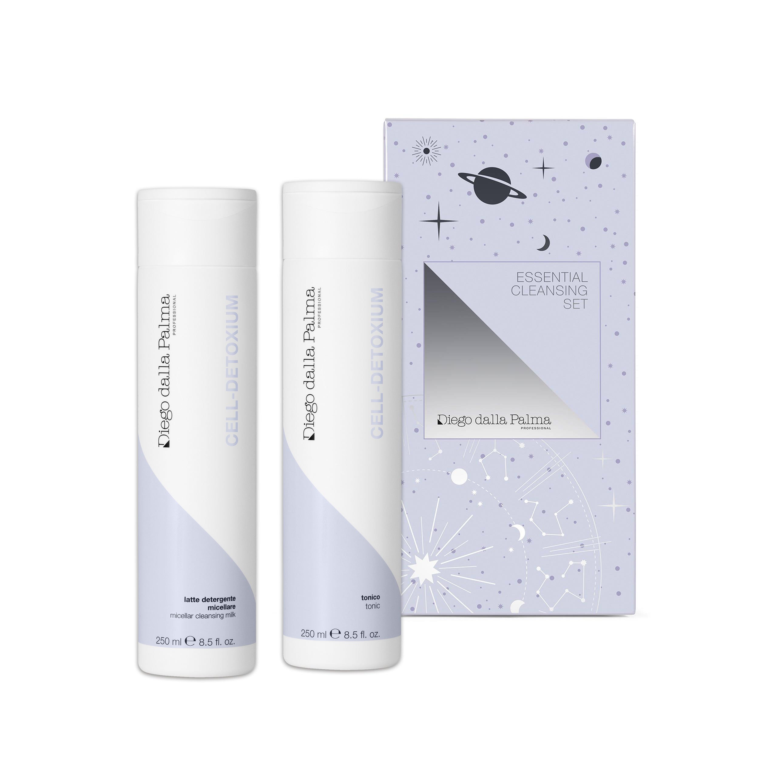 Diego dalla Palma - Cell Detoxium Kit - Tonik rewitalizujący 250 ml + Mleczko micelarne 250 ml