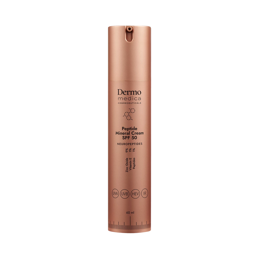 Dermomedica - Peptide Mineral Cream Peptydowy krem z wysoką ochroną mineralną SPF 50 60 ml