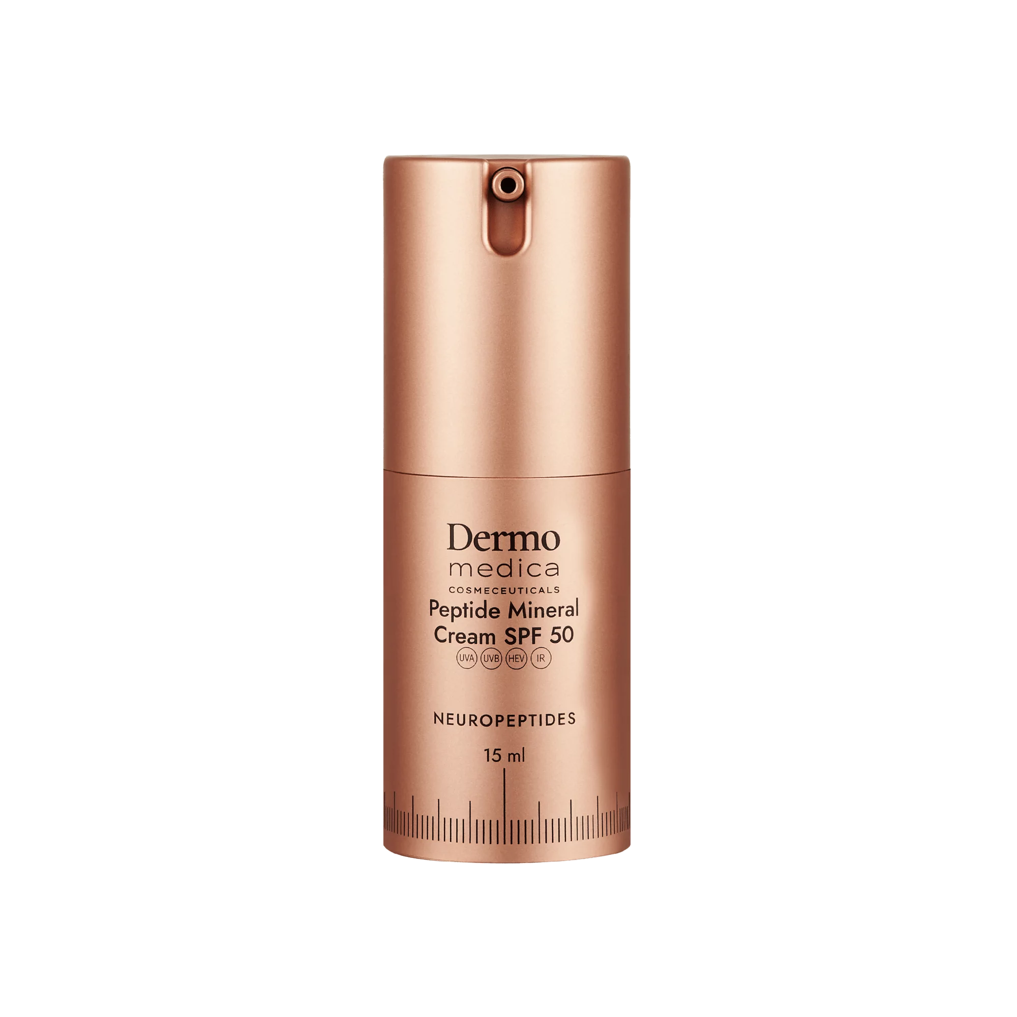 Dermomedica - Peptide Mineral Cream Peptydowy krem z wysoką ochroną mineralną SPF 50 MINI 15 ml
