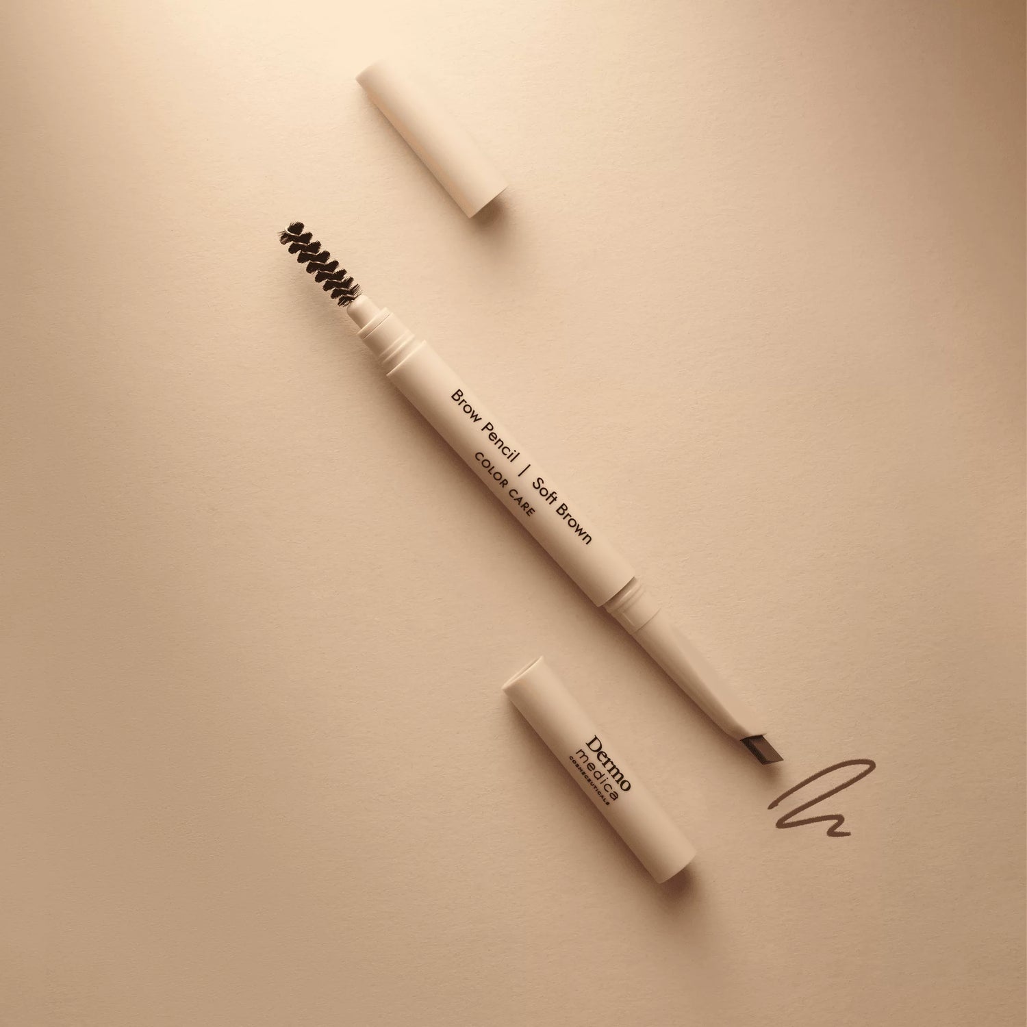 Dermomedica - Brow Pencil Precyzyjna Kredka do brwi SOFT BROWN 0,2g