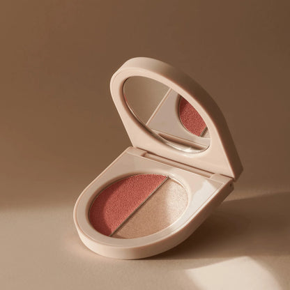 Dermomedica - Silk Glow Duo Zestaw do makijażu twarzy róż+rozświetlacz 5,2 g