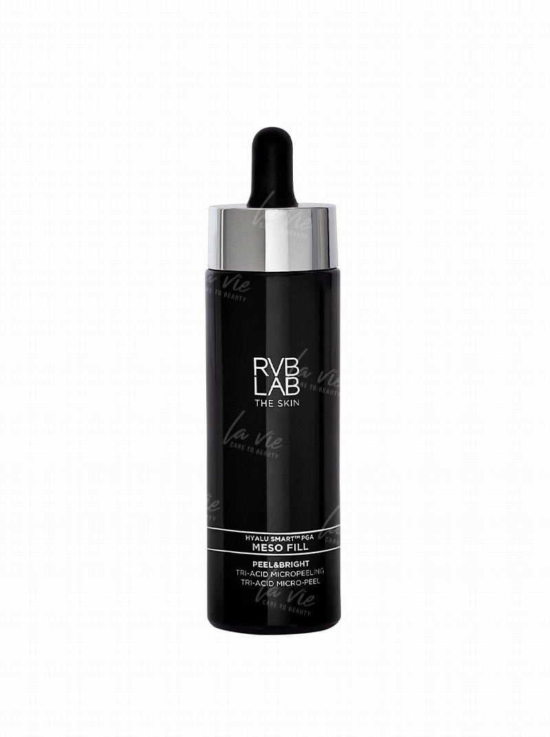 RVB LAB The Skin - Meso Fill Peel&amp;Bright Tri-Acid Micro-Peel Kwasowy Koncentrat rozjaśniający przebarwienia 19% 50 ml