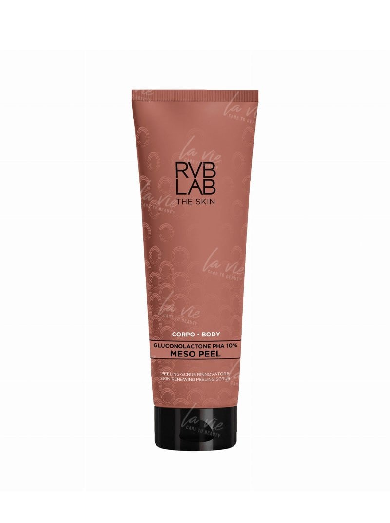 RVB LAB The Skin - Meso Peel Skin renewing peeling scrub Cukrowy Peeling kwasowy 2w1 250 ml