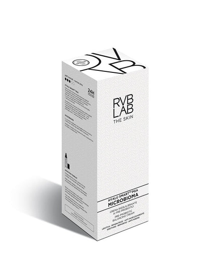 RVB-LAB-The-Skin-Microbioma-Pre-probiotic-balancing-cream-soothing-repairing-anti-ageing-Krem-BALANS-z-pre-probiotykami-50-ml-opakowanie