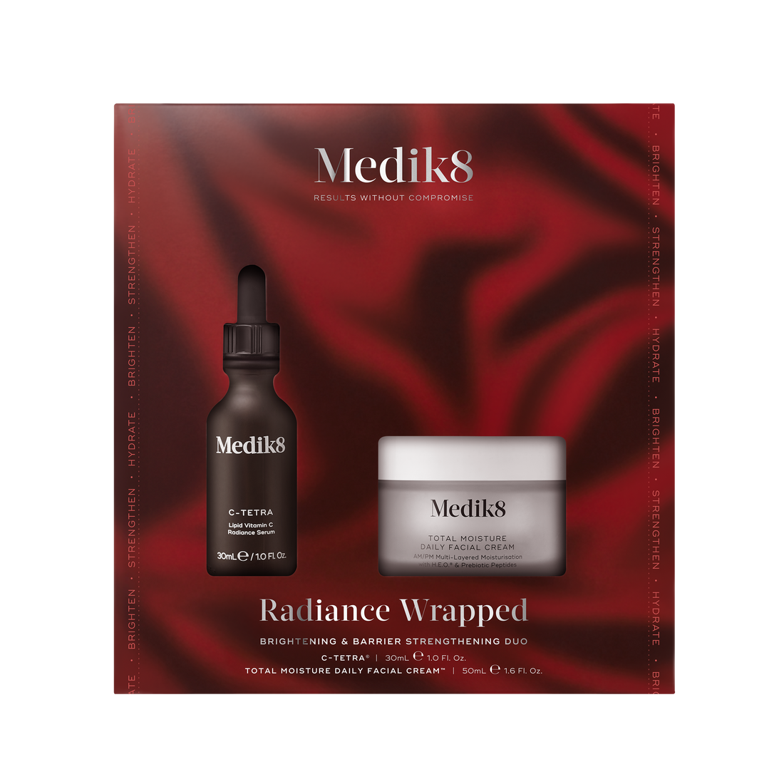 Medik8 - Radiance Wrapped Zestaw Rozjaśniający i Wzmacniający Barierę Ochronną Skóry 50ml 30 ml
