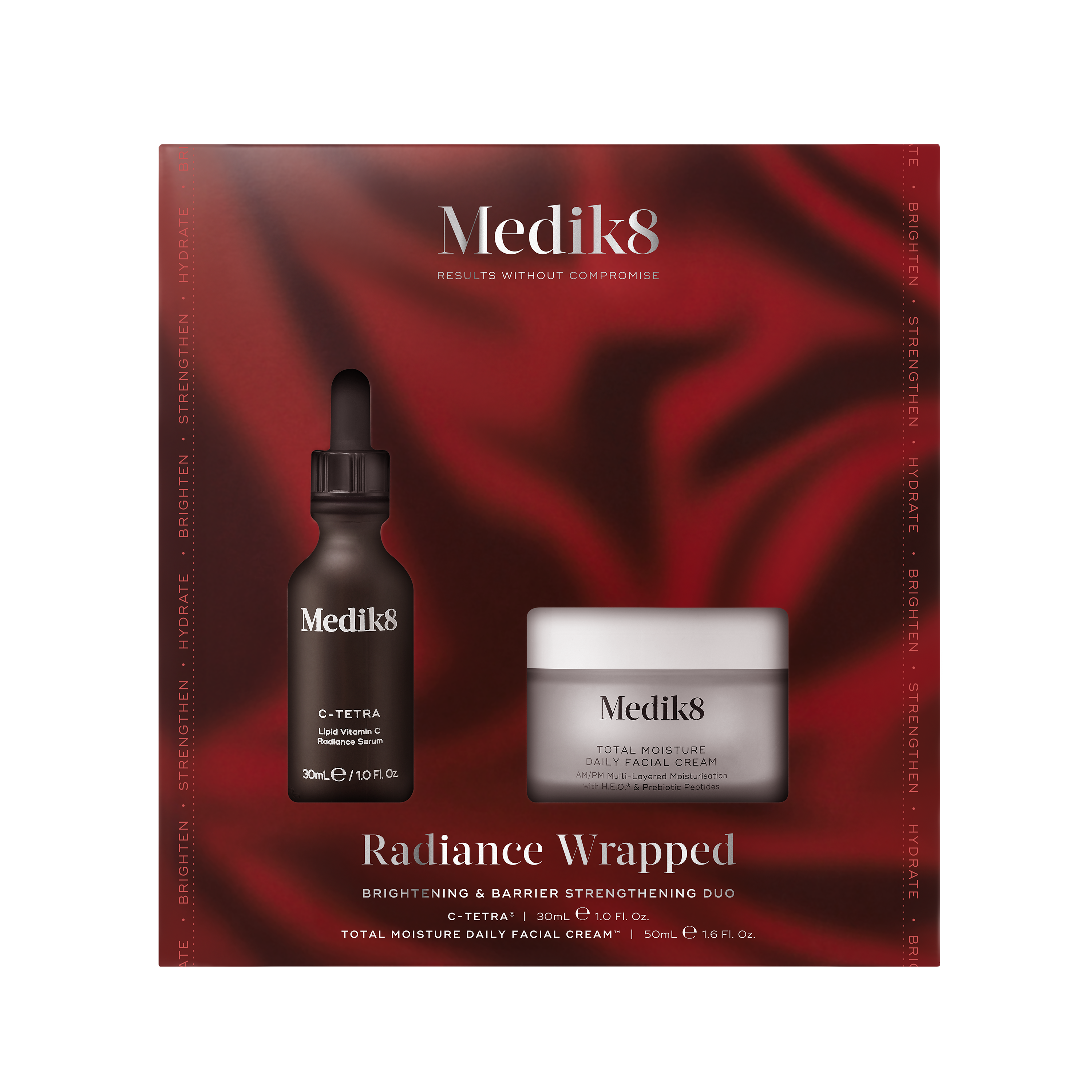 Medik8 - Radiance Wrapped Zestaw Rozjaśniający i Wzmacniający Barierę Ochronną Skóry 50ml 30 ml