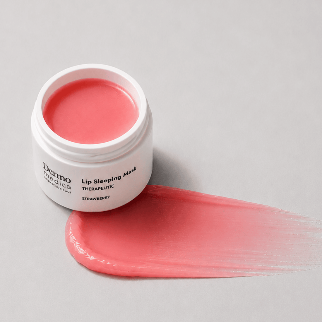 Dermomedica - Lip Sleeping Mask Strawberry Terapeutyczna maska truskawkowa na usta 14 g
