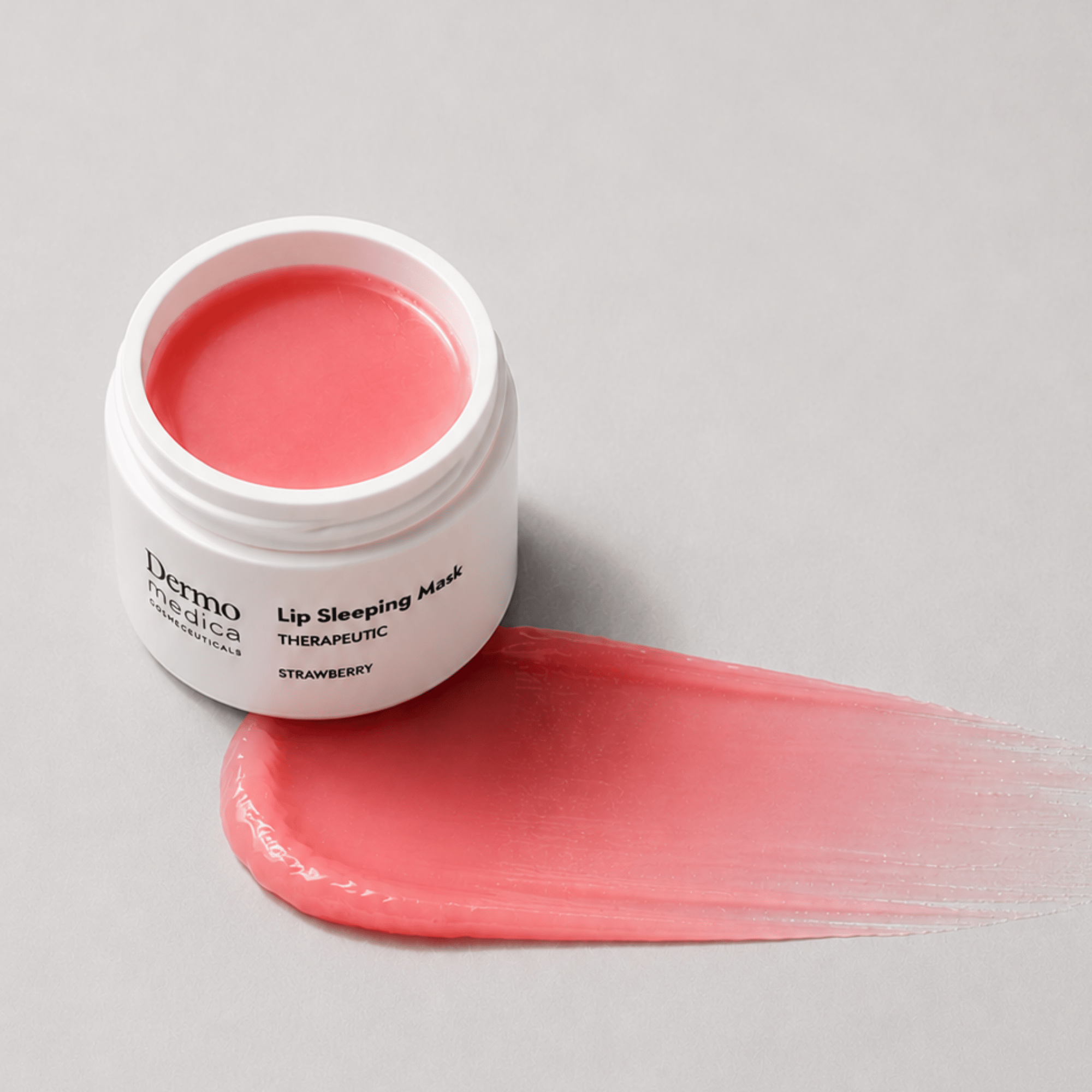 Dermomedica - Lip Sleeping Mask Strawberry Terapeutyczna maska truskawkowa na usta 14 g