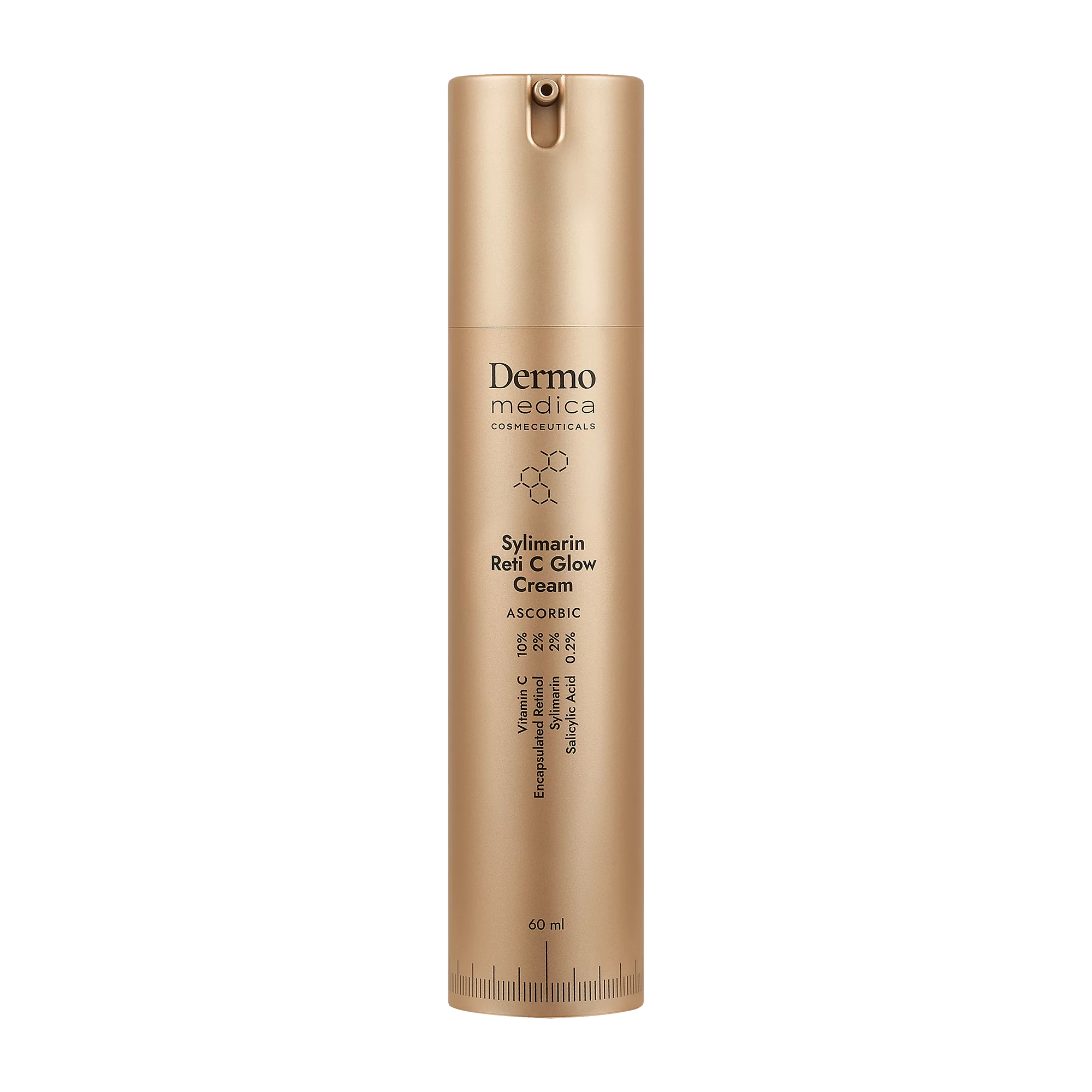 Dermomedica Dermomedica - Sylimarin Reti C Glow Cream Luksusowy krem z witaminą C (w formie amfifilowej), sylimaryną, retinolem i kompleksem antyoksydacyjnym 60 ml