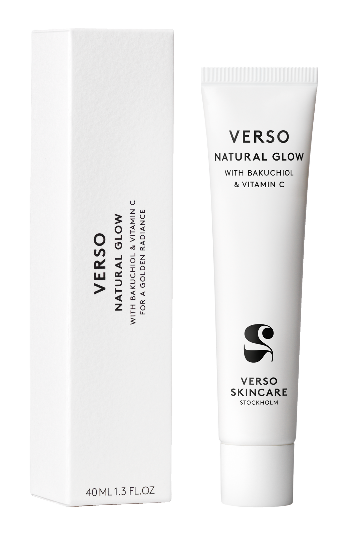 Verso - Natural Glow Bakuchiol Rozświetlający krem do twarzy na dzień z witaminą C i Bakuchiolem 40 ml